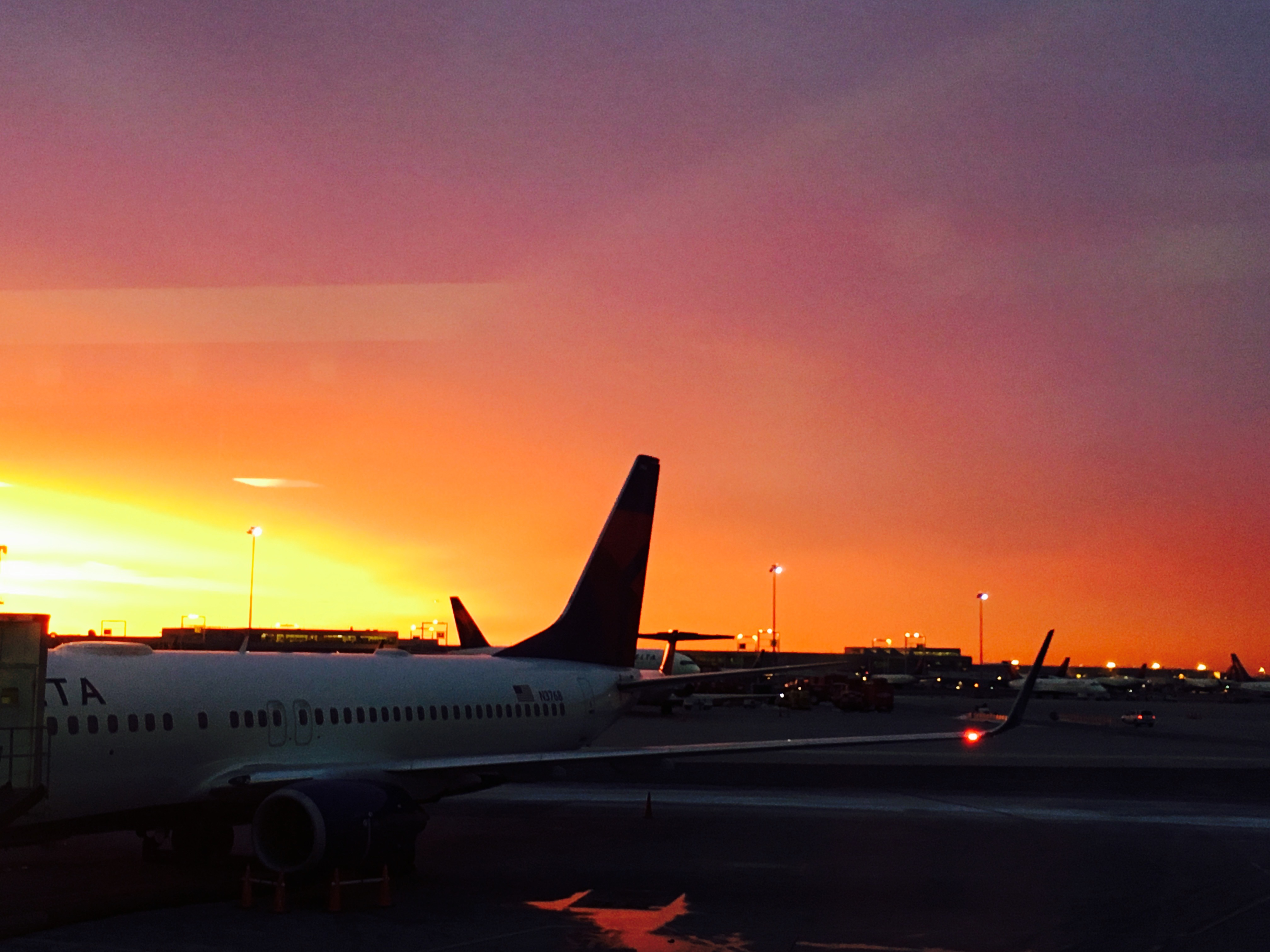 Sunrise from JFK
