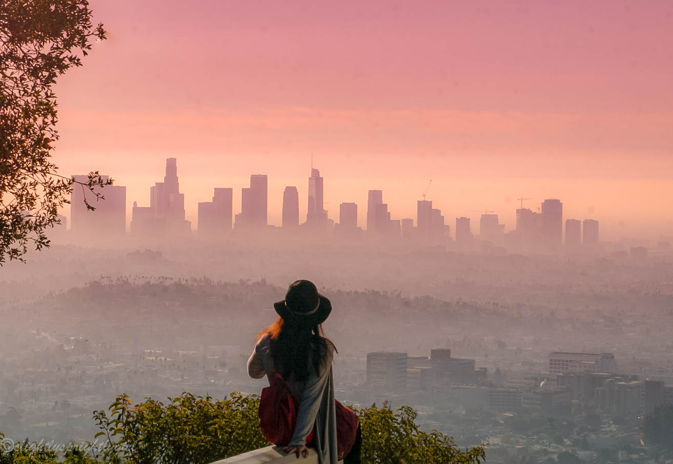 Incredible LA skyline views from Griffith Observatory