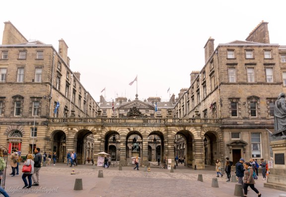 Medieval buildings in Edinburgh