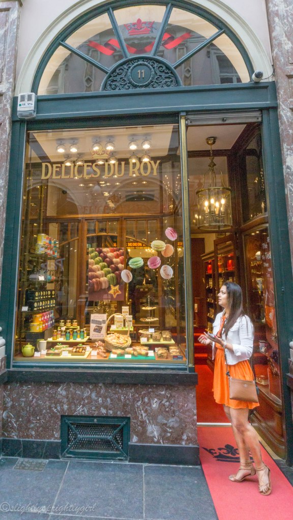 Macaron shop in the mall