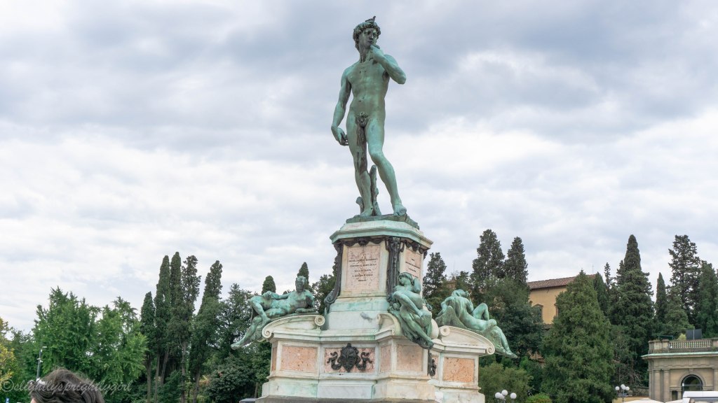 Michelangelo's David at Piazzale Michelangelo